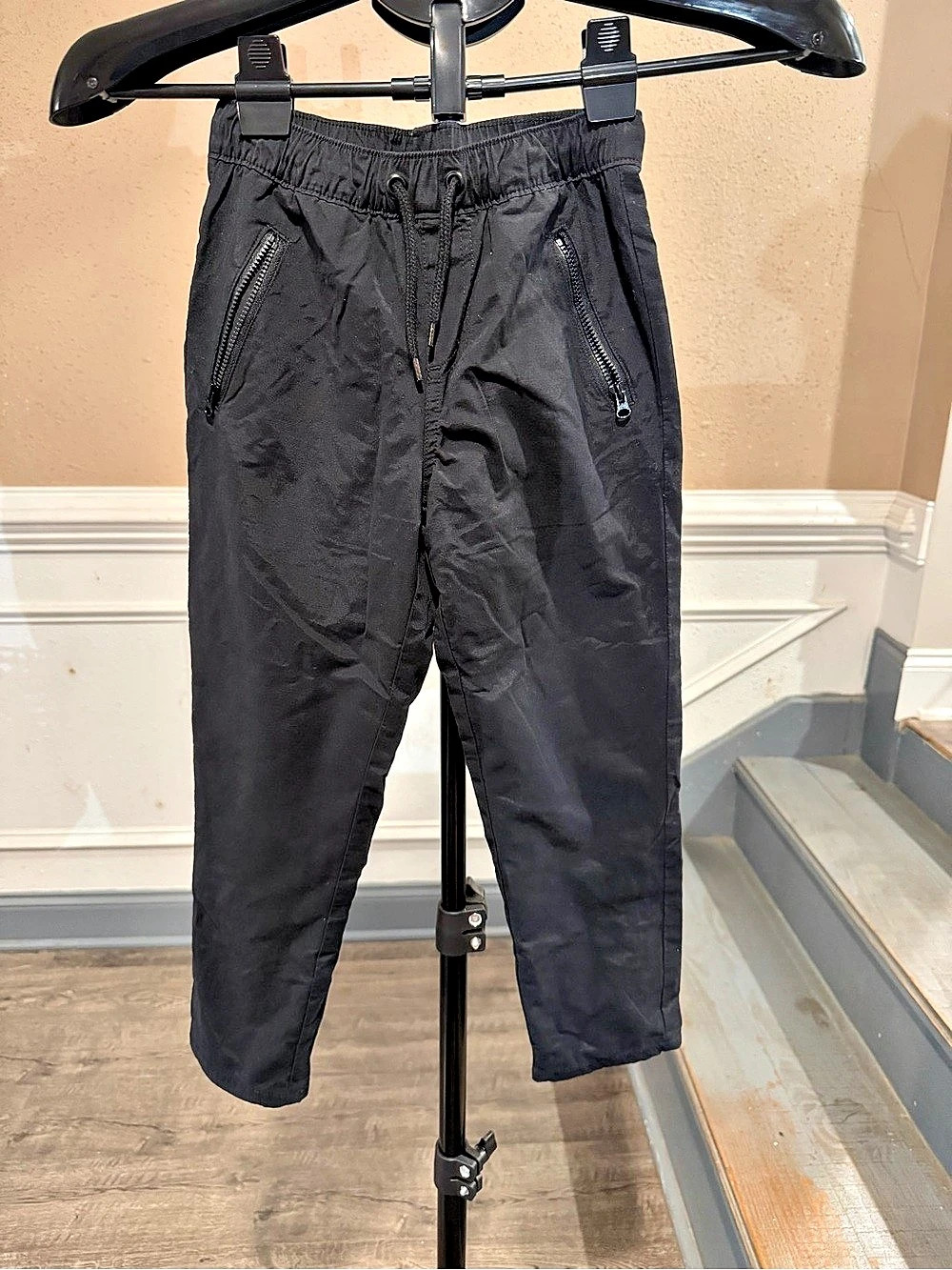 Cat & Jack Boys Black Pull-On Pants Size 6